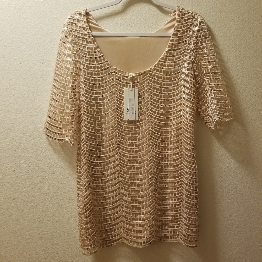 Gold Sequin Dress